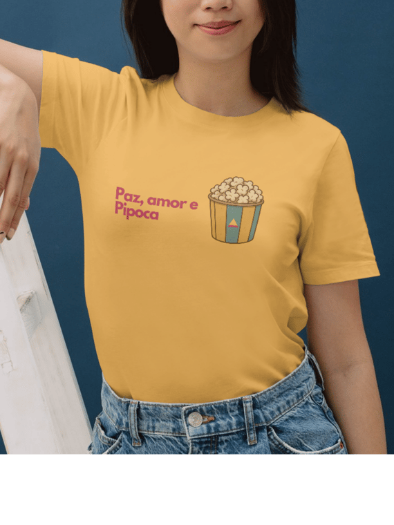 Camiseta Unissex Pipoca