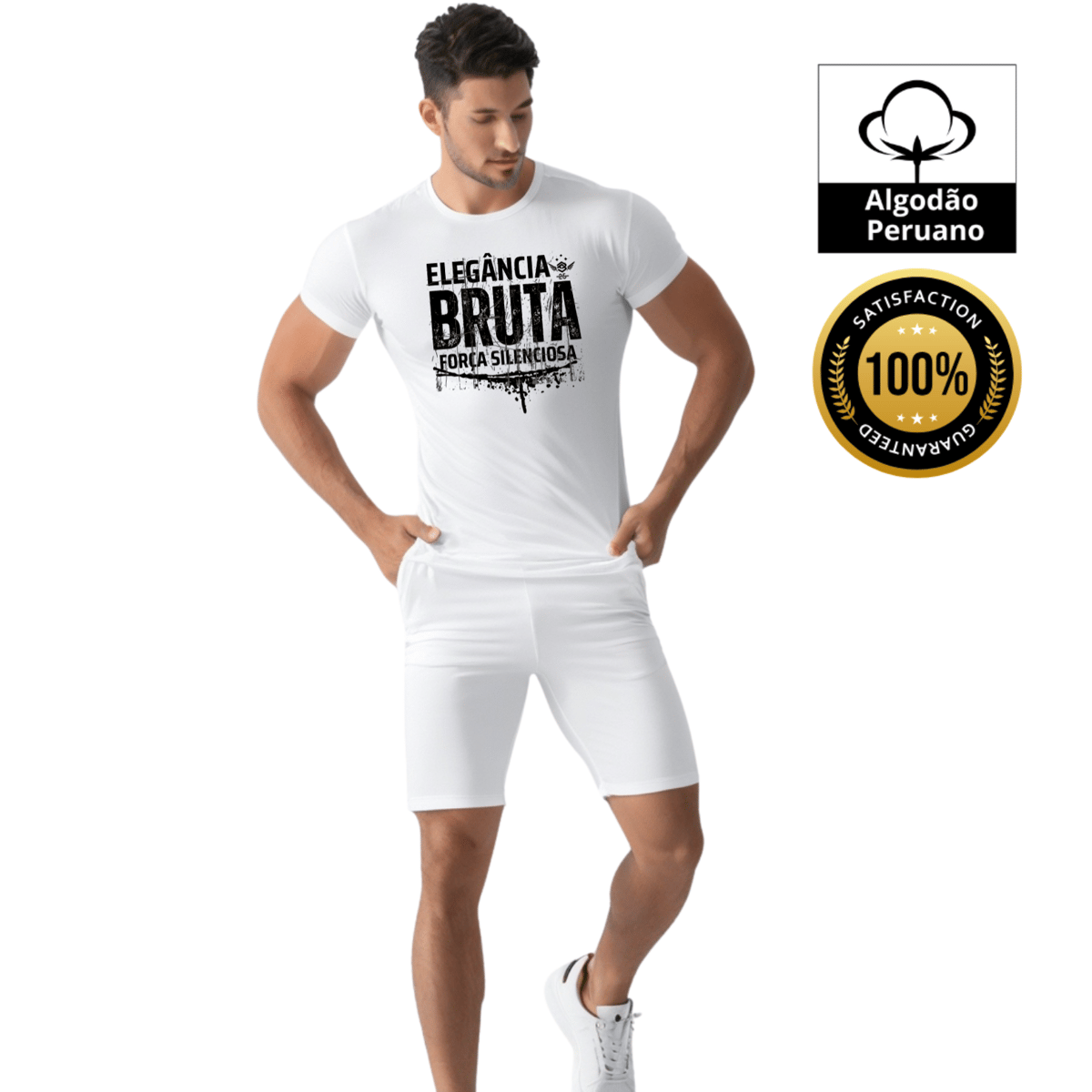 Nome do produto: T-Shirt Brutal Elegance - Pima