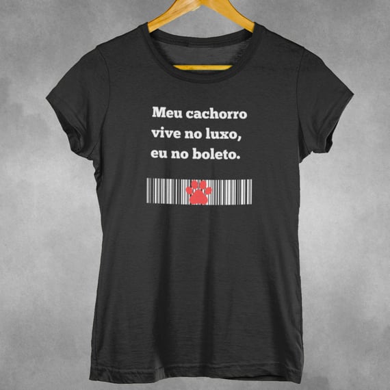 Camiseta Dog Boleto 