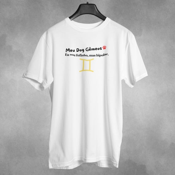 Camiseta Dog Gêmeos