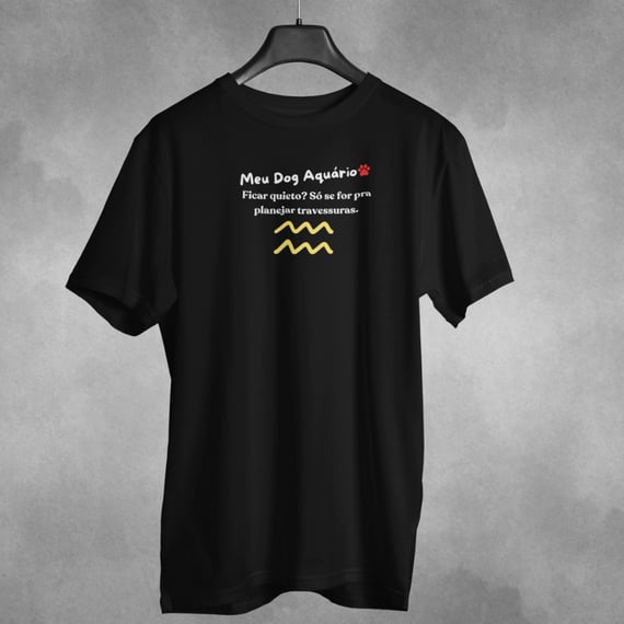 Camiseta Dog Aquário