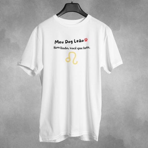 Camiseta Dog Leão