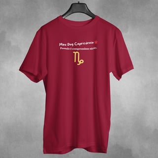 Nome do produto Camiseta Dog Capricórnio