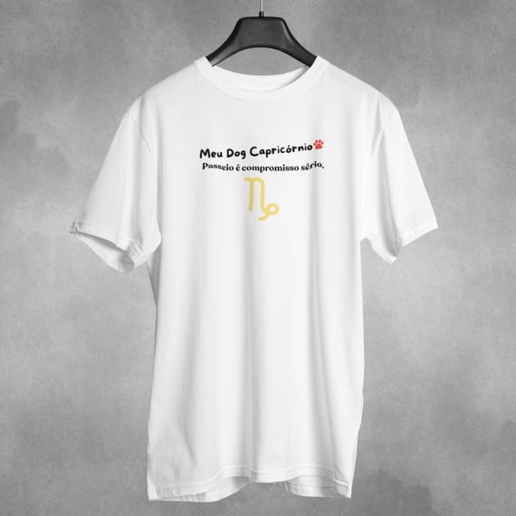 Camiseta Dog Capricórnio