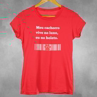Nome do produto Camiseta Dog Boleto 