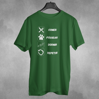 Nome do produto Camiseta Dog Rotina