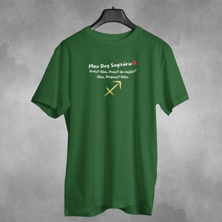 Nome do produto Camiseta Dog Sagitário