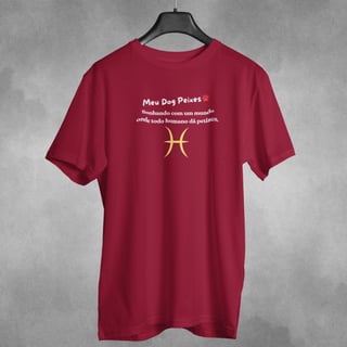 Nome do produto Camiseta Dog Peixes