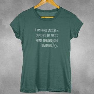 Nome do produto Camiseta Dog Havaianas