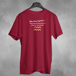 Nome do produto Camiseta Dog Aquário