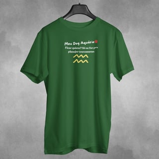 Nome do produto Camiseta Dog Aquário