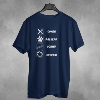 Nome do produto Camiseta Dog Rotina