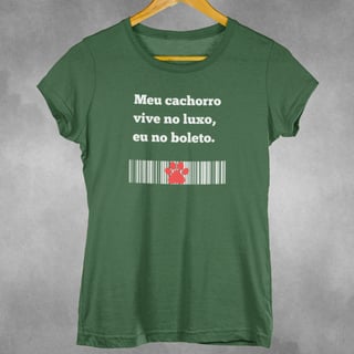 Nome do produto Camiseta Dog Boleto 
