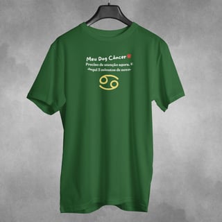 Nome do produto Camiseta Dog Câncer