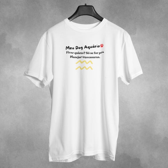 Camiseta Dog Aquário