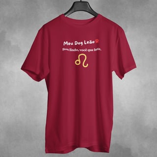 Nome do produto Camiseta Dog Leão