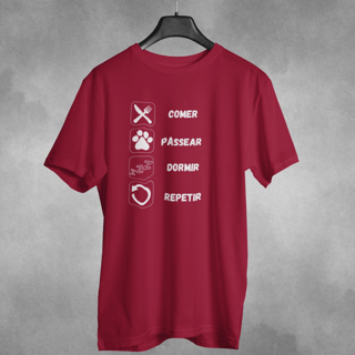 Nome do produto Camiseta Dog Rotina