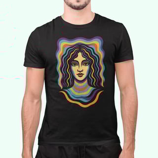 Nome do produto Camiseta Luminar Estilosa Diversidade Estampa Algodão