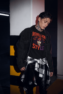 Nome do produto Camiseta Rebellion Style Fúria Urbana Algodão