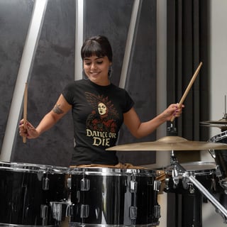 Nome do produto Camiseta Dance Or Die Lady Gaga Abracadabra Mayhem Vintage Feminina Algodão