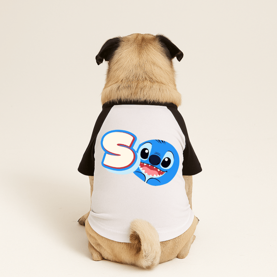 Camiseta Pet Letra S 