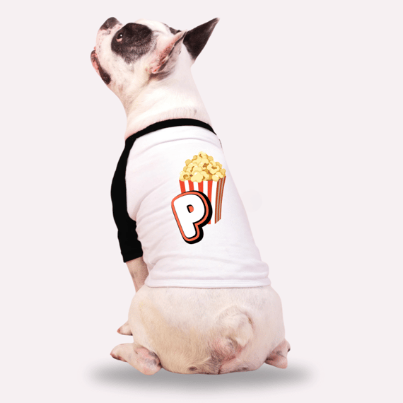 Roupa para Cachorro Nome Pipoca 