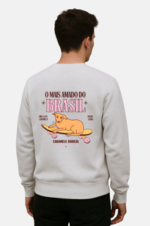 Nome do produtoBlusa de Moletom Unisex - Cachorro Caramelo 
