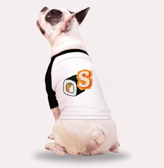Roupa para Cachorro Nome Sushi 