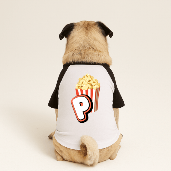 Roupa para Cachorro Nome Pipoca 