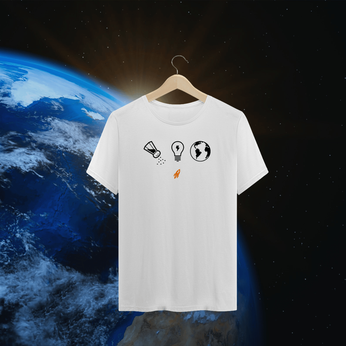 Nome do produto: T-Shirt Premium - Sal da terra e luz do mundo