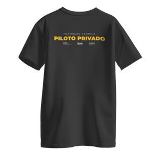 Nome do produto Camiseta Masculina EAD - Piloto Privado