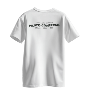 Nome do produto Camiseta Masculina EAD - Piloto Comercial