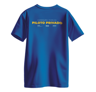 Nome do produto Camiseta Masculina EAD - Piloto Privado