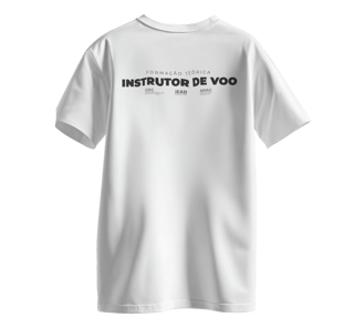 Nome do produto Camiseta Masculina EAD - Instrutor de Voo