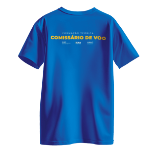 Nome do produto Camiseta Prime - Comissário de voo 