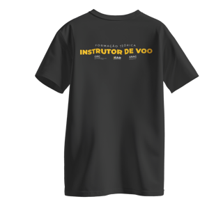 Nome do produto Camiseta Masculina EAD - Instrutor de Voo