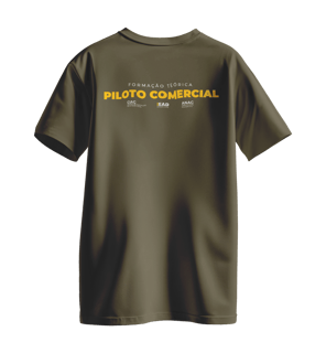 Nome do produto Camiseta Masculina EAD - Piloto Comercial