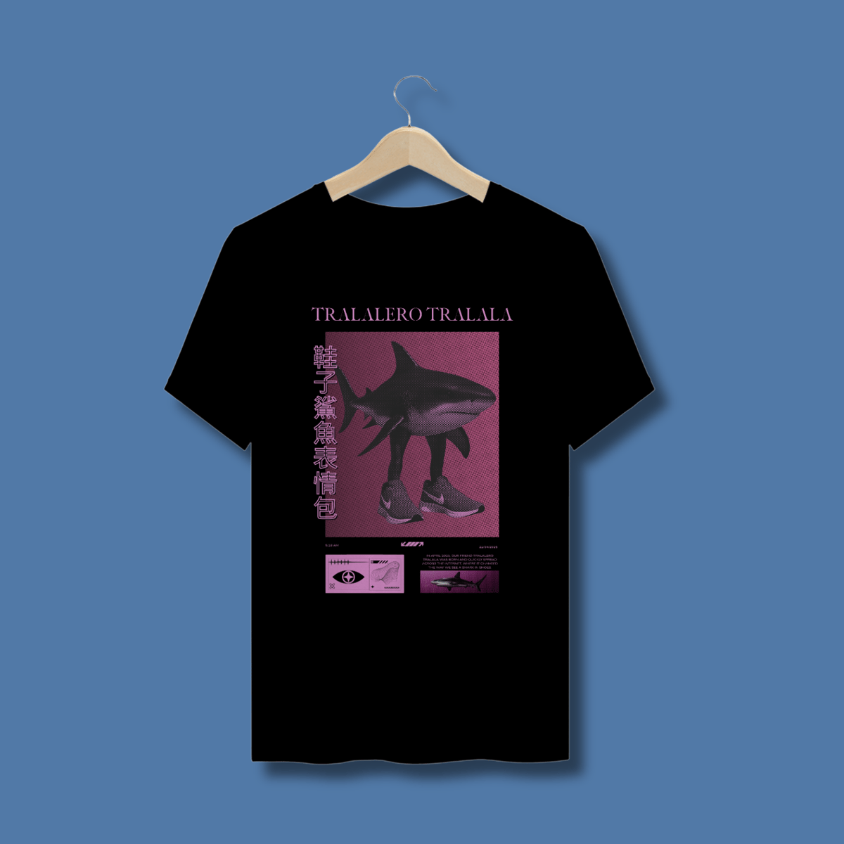 Nome do produto: Tralalero Tralala B.Design (Estampa na frente)