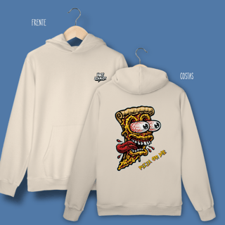 Nome do produto Pizza or die! (Moletom Canguru Prime)