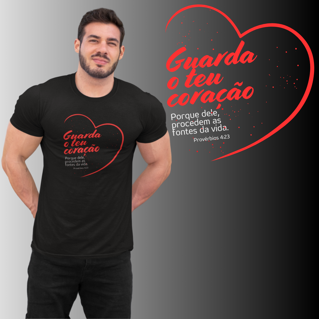 Nome do produto: [Quality] Camiseta Guarde teu Coração (2)