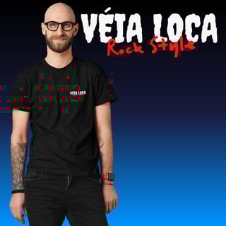 [Quality] Camiseta Véia Loca Rock Style