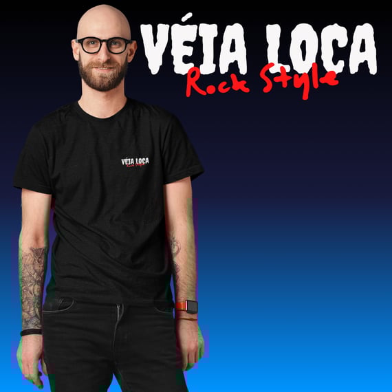 [Quality] Camiseta Véia Loca Rock Style