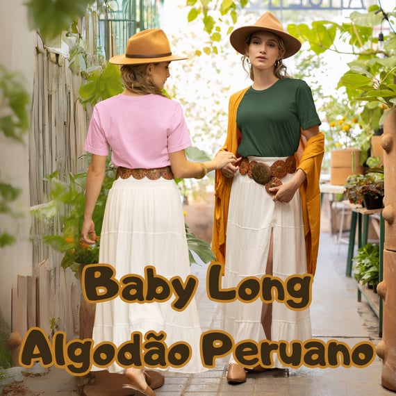 [Básico - Algodão Peruano] Baby Long (Sem Estampa)