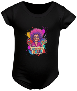 Nome do produto[PERSONALIZÁVEL] Modelo de Body Infantil Personalizado (Cores Branco, Preto, Rosa-Bebê ou Azul Bebê)