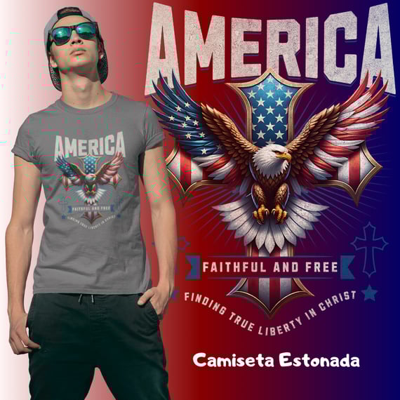 [Estonada] Camiseta América – Faithful and Free