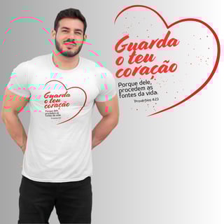 [Quality] Camiseta Guarde teu Coração