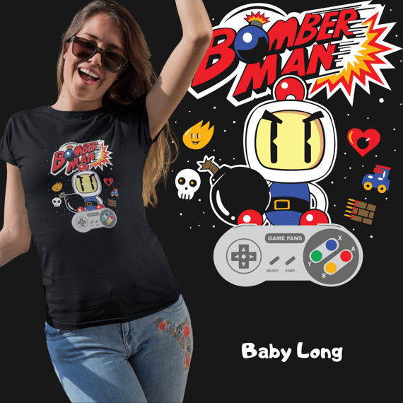 [Quality] Baby Long Bomber Man Retrô - Snes