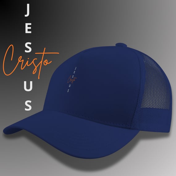 [Premium] Boné Jesus Cristo (com tela)