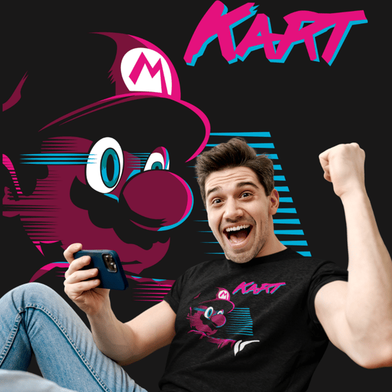 [Quality] Camiseta Mario Kart