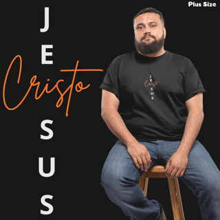 [Plus Size] Camiseta Jesus Cristo